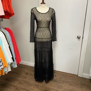 For Love & Lemons sheer maxi dress